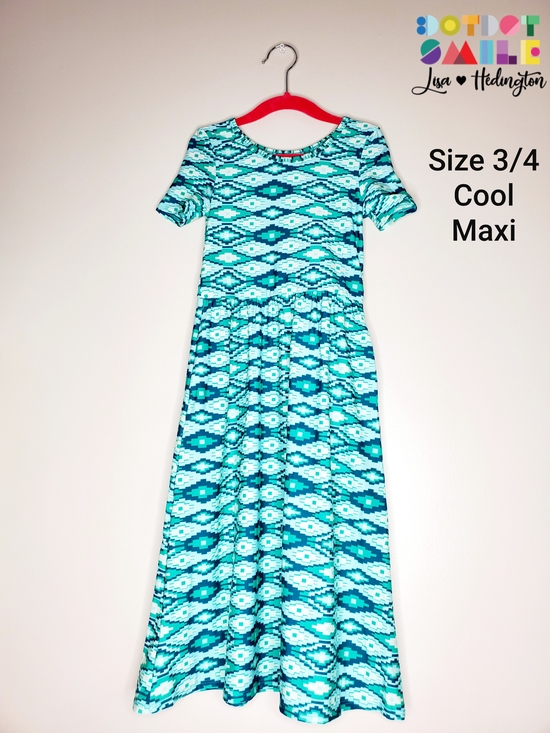 DotDotSmile Other - NWT DotDotSmile Patterned Maxi Dress - Size 3/4